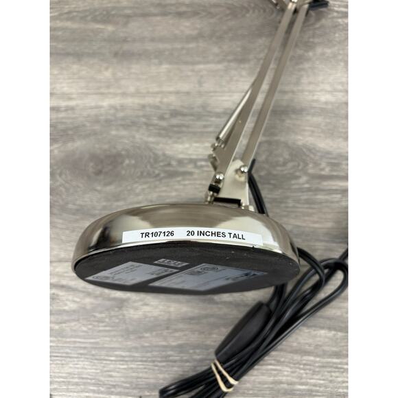 Ikea Forsa Vintage Chrome Architect's Desk Work Lamp Light - Picture 9 of 10